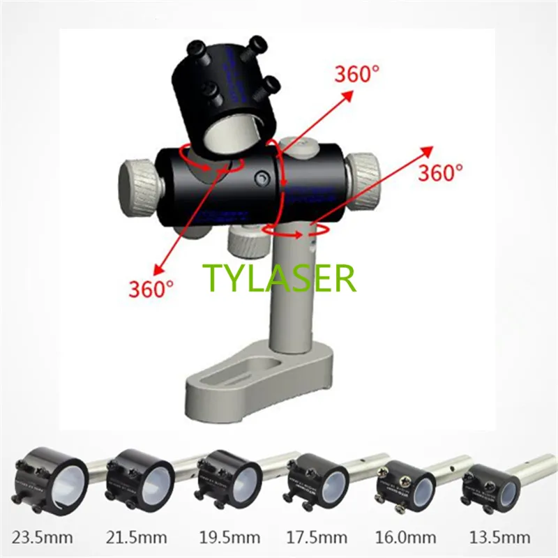 

3-axis laser universal clamp, adjustable high and low optical bracket 360 degrees