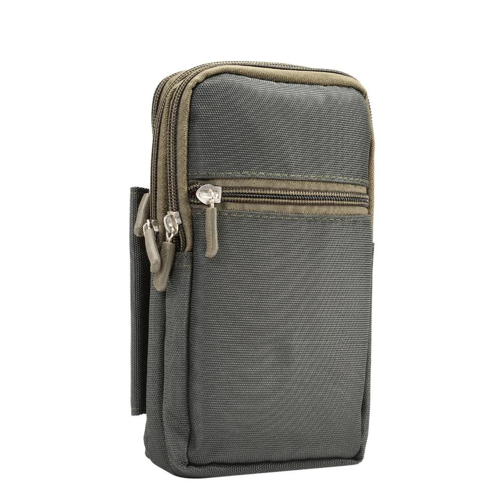 Мужская поясная сумка мобильного телефона чехол для телефона кошелек в стиле «Хип маленькая поясная сумка на талию крючок для сумки 4 молния ручка чехол для LG Stylo 4 G5 G6 плюс