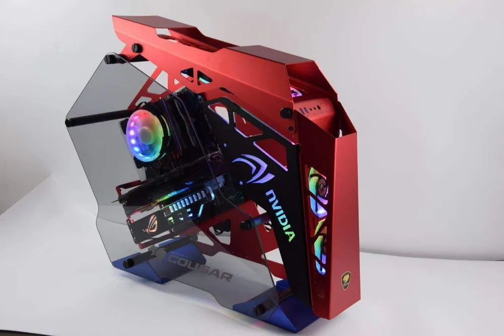 COUGAR Conquer PC CASE Sideboard 5V RGB AURA Light Backplate Hollow