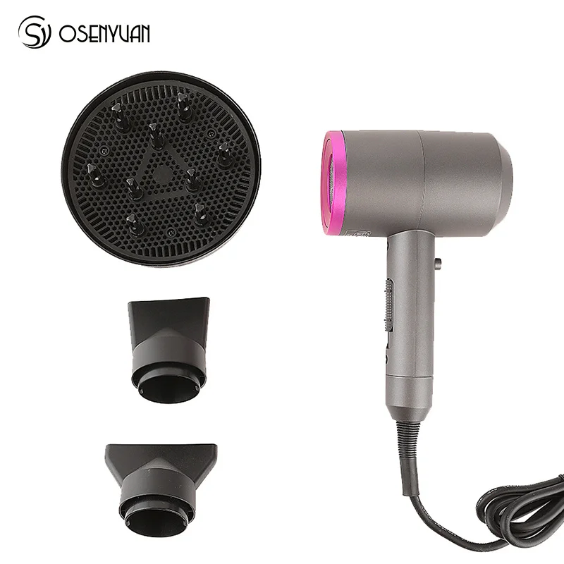 

2018 New Negative Ionic Hair Dryer 3-in-1 Multifunctional Styling Tools Hairdryer Hair Blow Dryer Fast Straight Hot Air Styler