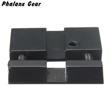 Dovetail To Weaver Picatinny Adapter Snap In Rail Adapter 11mm To 22mm Tactical Hunting Accessories Army Gear