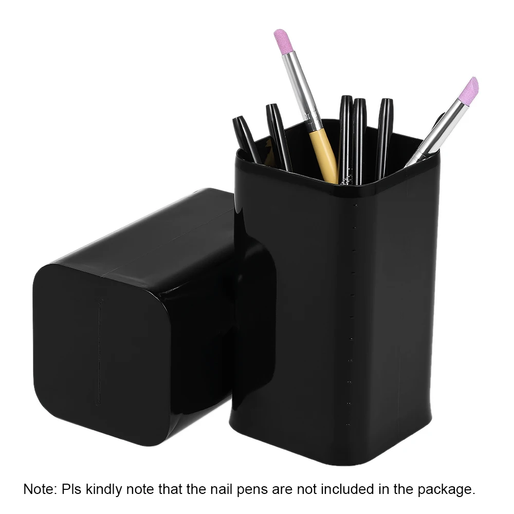 

Nail Brush Organizer Box Stretchable Nail Pen Buffer Grinding Tools Storage Box Large Capacity Cosmetic Makeup Container Case