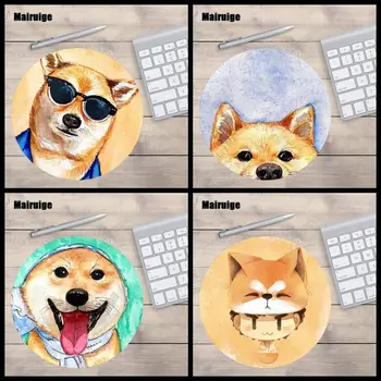 

Mairuige Round Puppy Mouse Pad Animal Mouse Pad Speed Pad