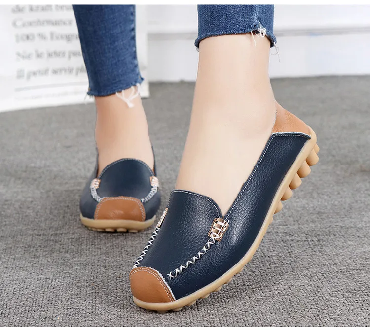 AH 3592 New Spring Autumn Genuine Women Flats Shoes - 3