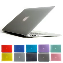 Fashion Candy 11 Colors High Quality Frosted Matte Cover Case For Macbook Air 11″ 13″ and All Matting Models Cases Free shipping