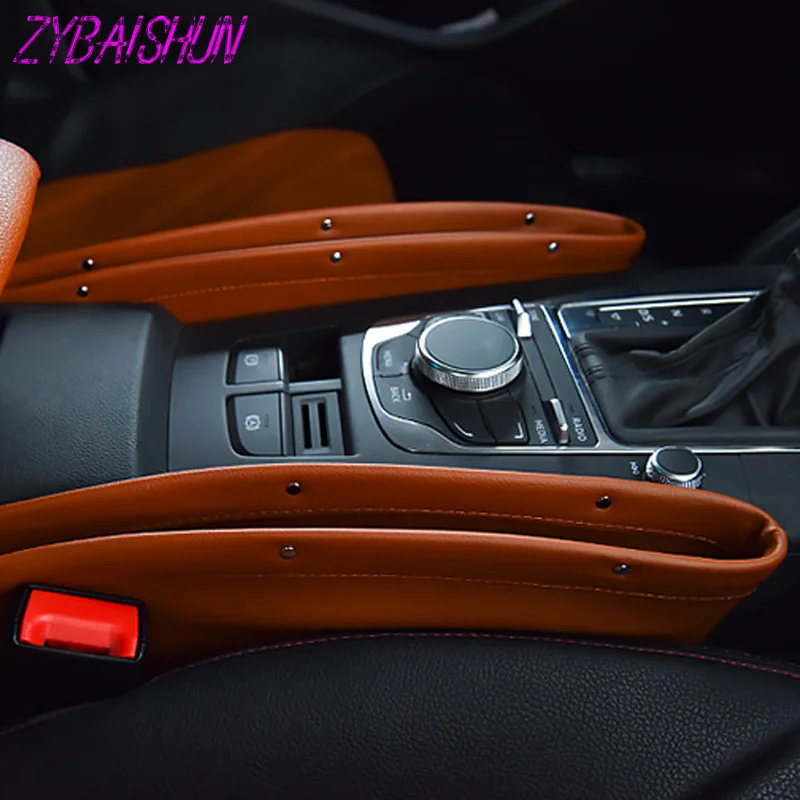 Stylowy fotel samochodowy Organizer pudełko do przechowywania w szczelinie obok fotela uniwersalny do Porsche 911 918/Cayenne/Macan/Macan S/Panamera/Cayman/Carrera/Boxster