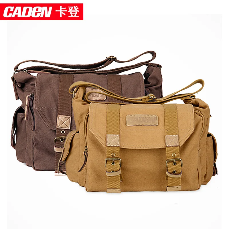 

CADeN F1 Canvas Camera Bag Traveling Lens Bag Camera Bag Backpack for Sony Nikon