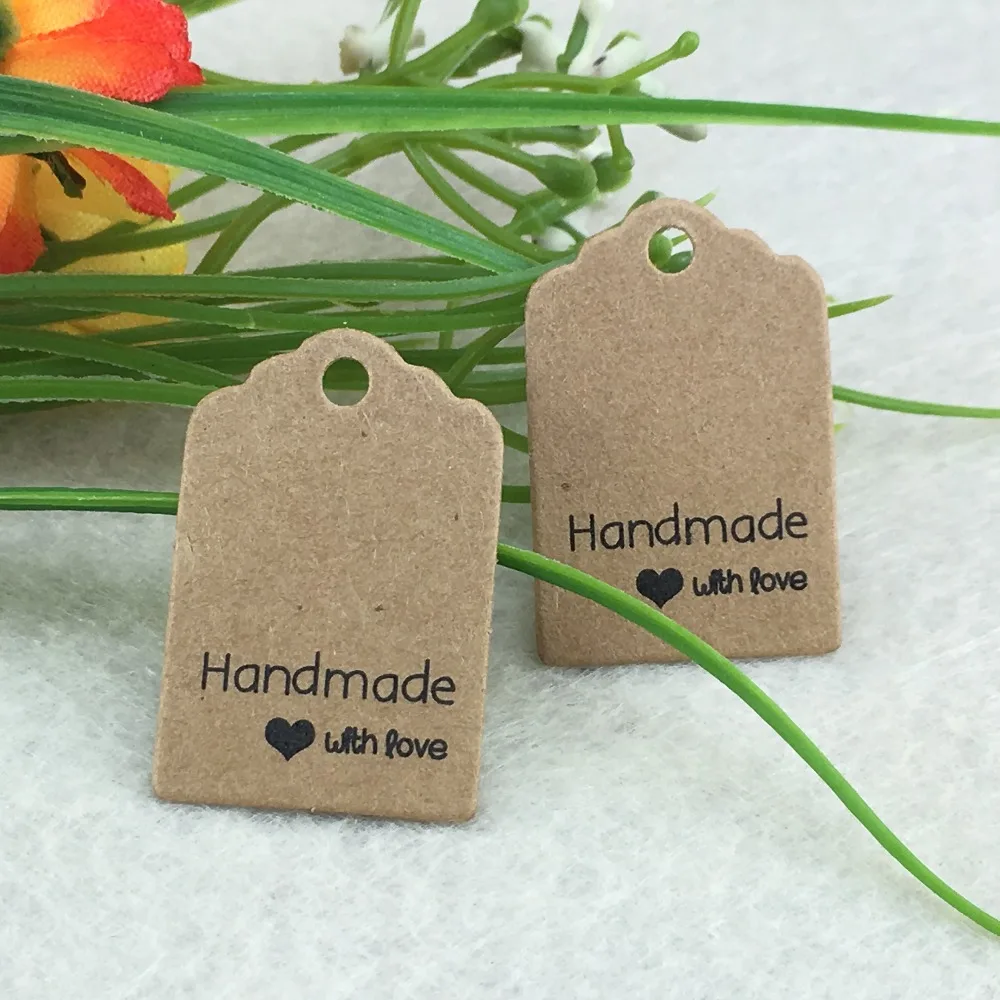 Home & Garden Home, Furniture & DIY 100pcs Handmade Label ...
