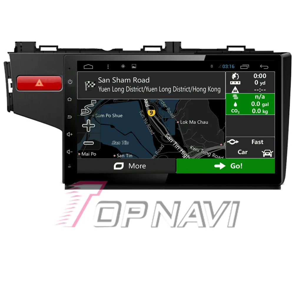 Excellent Topnavi 10.2" Quad Core Android 6.0 Car GPS Navigation for Fit for Honda Autoradio Multimedia Audio Stereo,NO DVD In Dash 4