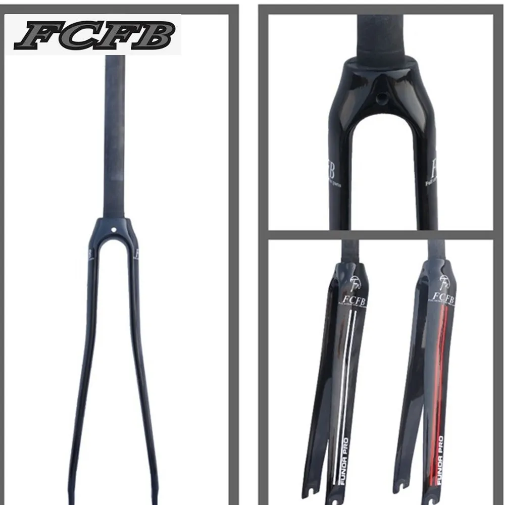Бесплатная доставка 2015 FCFB FW 3k /UD /12K 700c полностью углеродная вилка Fron черная из