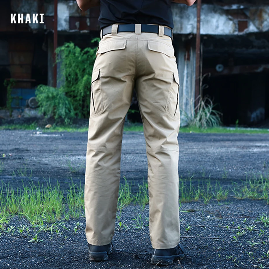 CQB Outdoor Sports Tactical Men's Pants Four Seasons Multi-pocket for Hunting Climbing Riding Plus Size Hiking Trousers