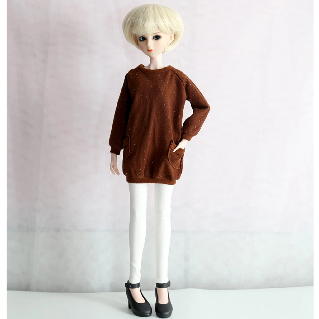 1x Pencil Pants Skinny Trousers for 1/4 BJD Doll Clothes Clothing