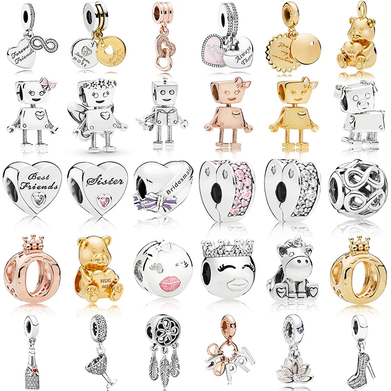 

KAKANY 925 Sterling Silver Mother's Day Charm Gift Original DIY Fashion Jewelry Suitable for popular Style Charm Bracelets
