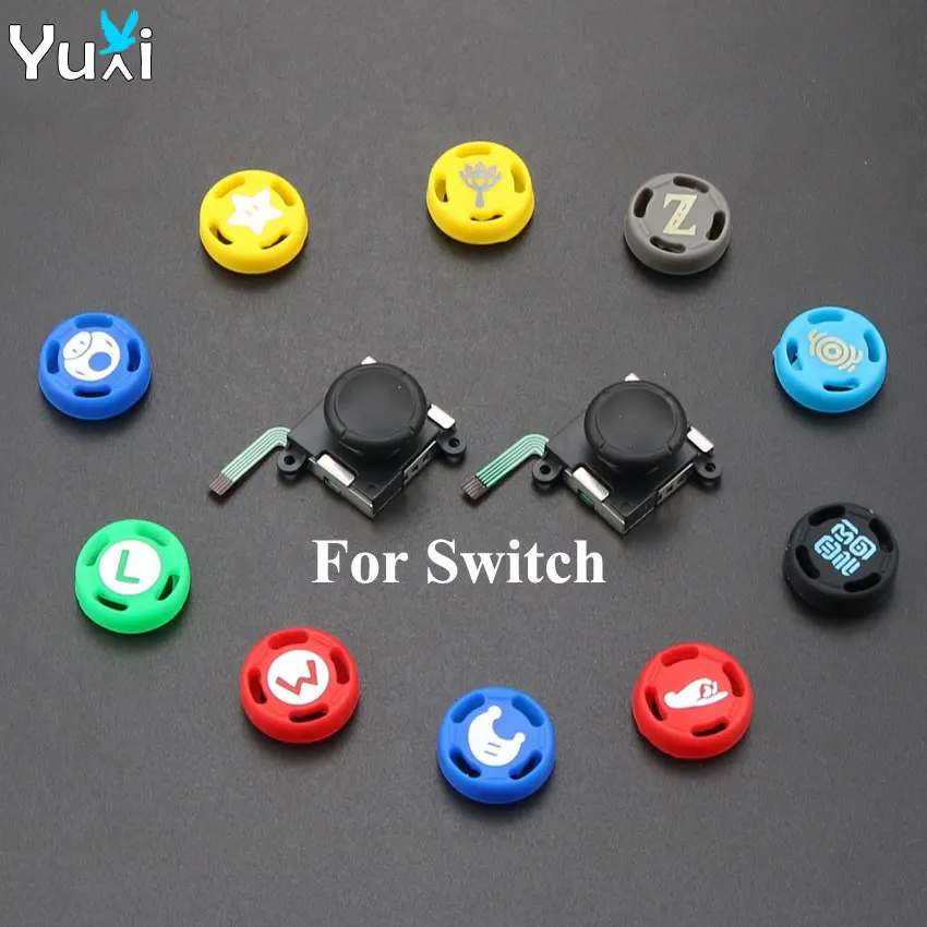 

YuXi 2 Piars High Quality 3D Analog Sensor stick Joystick Replacement For Nintendo Switch NS Joy Con Joy Stick Controller