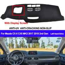 Aijs крышка приборной панели автомобиля тире коврик ковер Dashmat анти-УФ для Mazda CX-5 CX5 MK2 2nd Gen с Экран дисплея