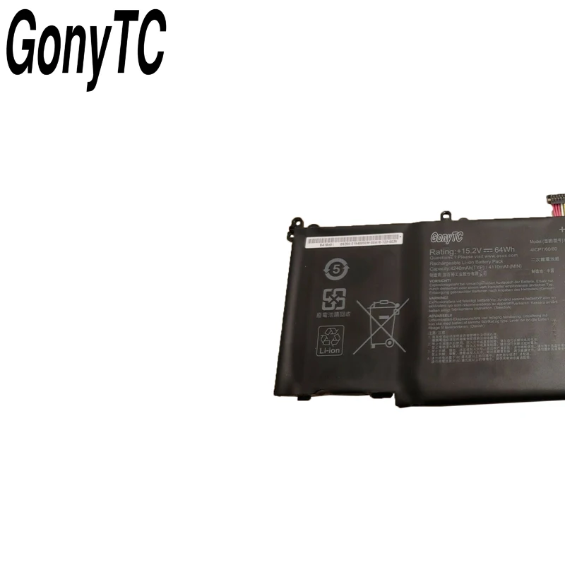 GONYTC 15 2 V 64Wh Оригинал B41N1526 Аккумулятор для ноутбука Asus ROG Strix GL502 GL502V GL502VT 1A S5