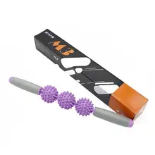 Мяч с пупырышками массажер ножом мышечный массажер роликовая палка для йоги ПВХ мяч с пупырышками три мяча