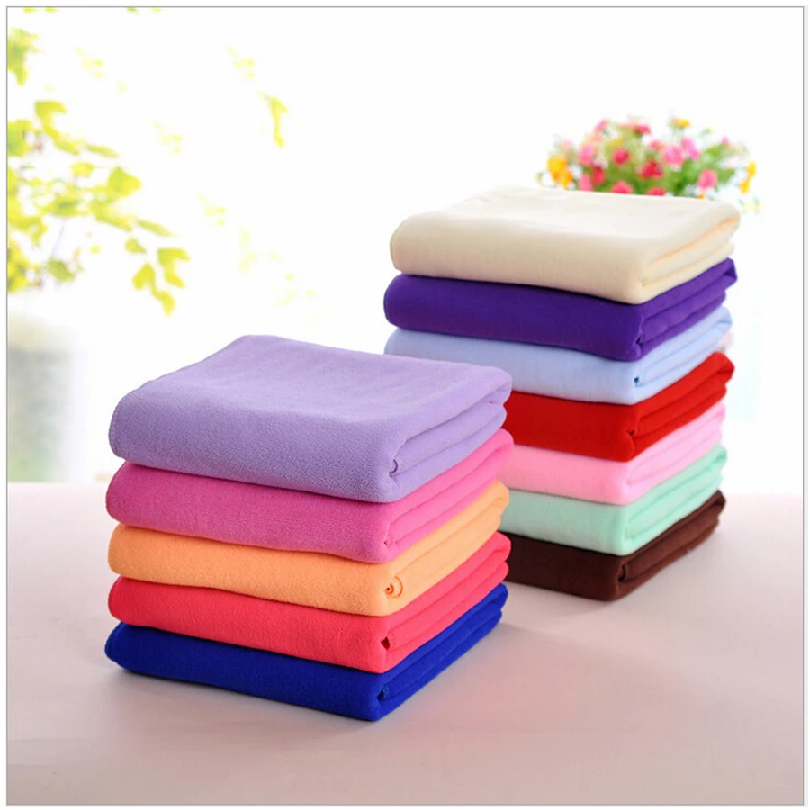 140x70cm/55''x27'' Microfiber Beach Towel Bath Towel Sports Gym Fast Drying Cloth Extra Large