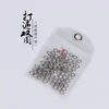 100Pcs bearking Classic Black ew Arrival Nearly  white color split ring Fishing Connector  Brand Fish Hooks hot model lure ► Photo 2/3