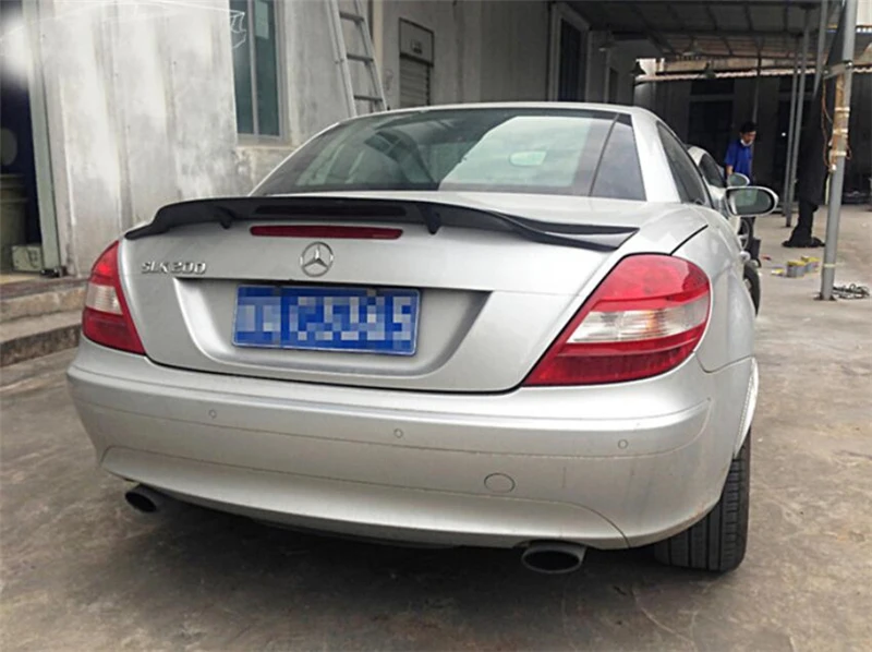 Спойлер из углеродного волокна для Mercedes Benz SLK Class R171 R172 SLK200 SLK250 SLK300 SLK350 SLK55 высокое качество Спойлеры заднего крыла