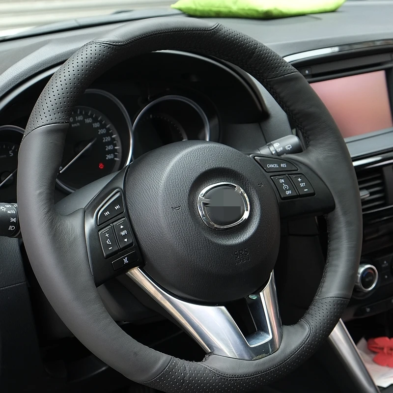 gereedschap Beide Van hen Shining Tarwe Hand Gestikt Stuurwiel Voor Mazda CX 5 CX5 Atenza 2014 Nieuwe  Mazda 3 CX 3 2016|steering wheel cover|wheel coverwheel steering cover -  AliExpress