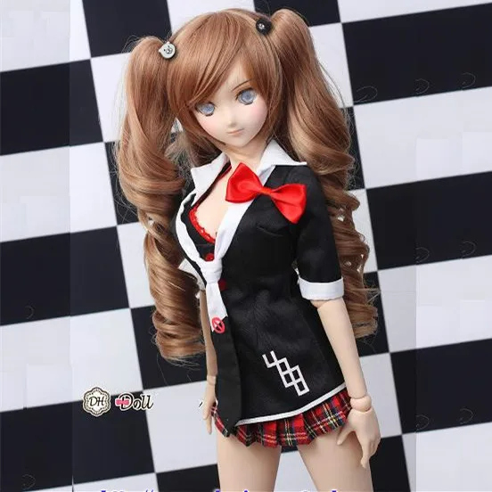 

Estartek Customize 1/3 Sexy Japan Anime Cosplay Black Girl Suit Set for BJD SD DD Doll Action Figure DIY