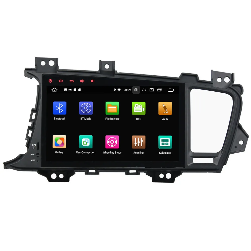 Sale KLYDE 9" IPS Android 8.0 4G WIFI Octa Core 4GB RAM 32GB ROM BT Car DVD Multimedia Player Stereo For Kia K5 Optima 2011 2012 2013 1