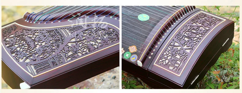 Китайский guzheng скрипка профессиональные музыкальные инструменты Zither копания инкрустация начинающих исследование 13 видов узора