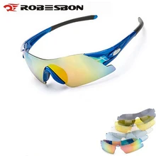 ROBESBON Cycling Outdoor Sport Eyewear HD Myopia Cycling Sunglasses Mountain Bike Goggles For Men Ciclismo Gafas
