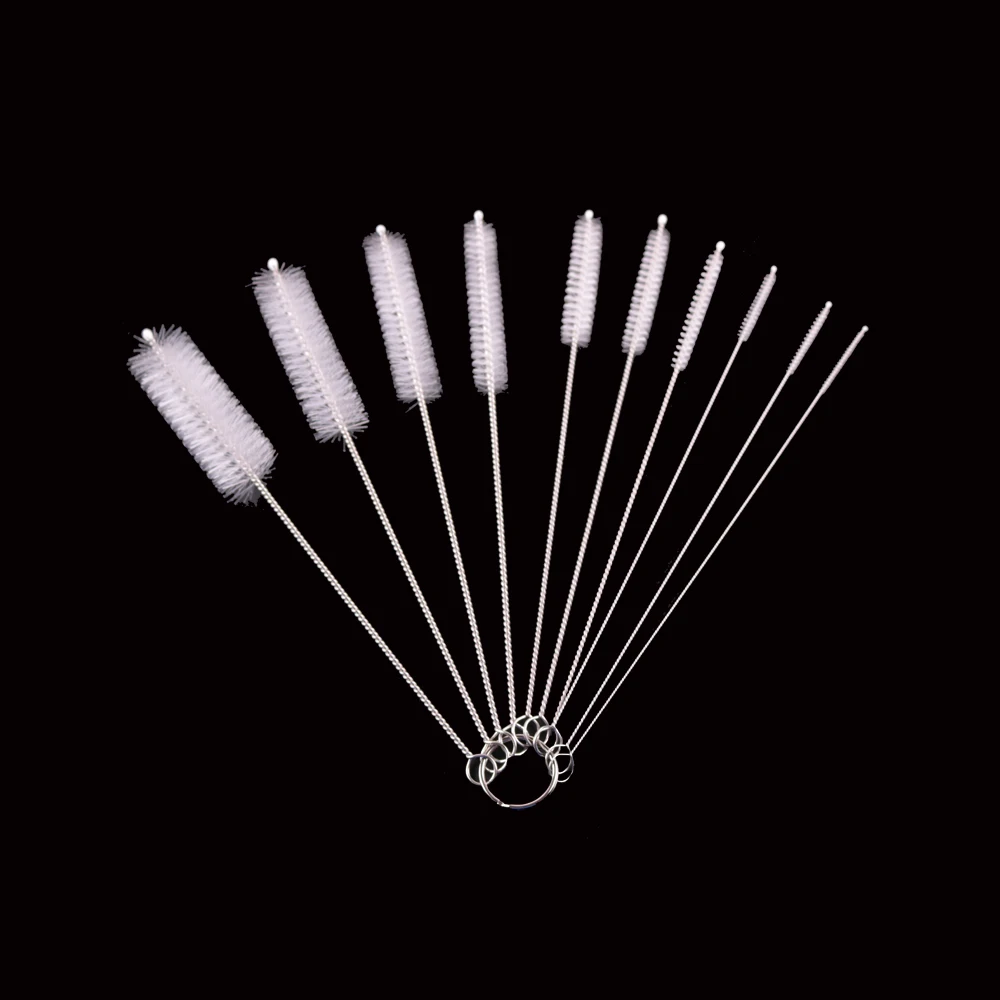 10pcs/Set Nylon Tube Cleaning Brushes for Smoking Weed Pipe Hookah Hose