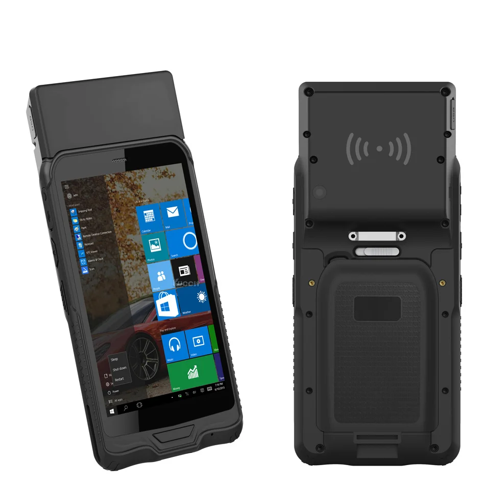 Оригинальный K62H Windows UHF RFID считыватель Прочный планшет мини ПК телефон