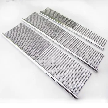

Wholesale Dog straight needle comb Pet grooming comb Cat removal hair comb