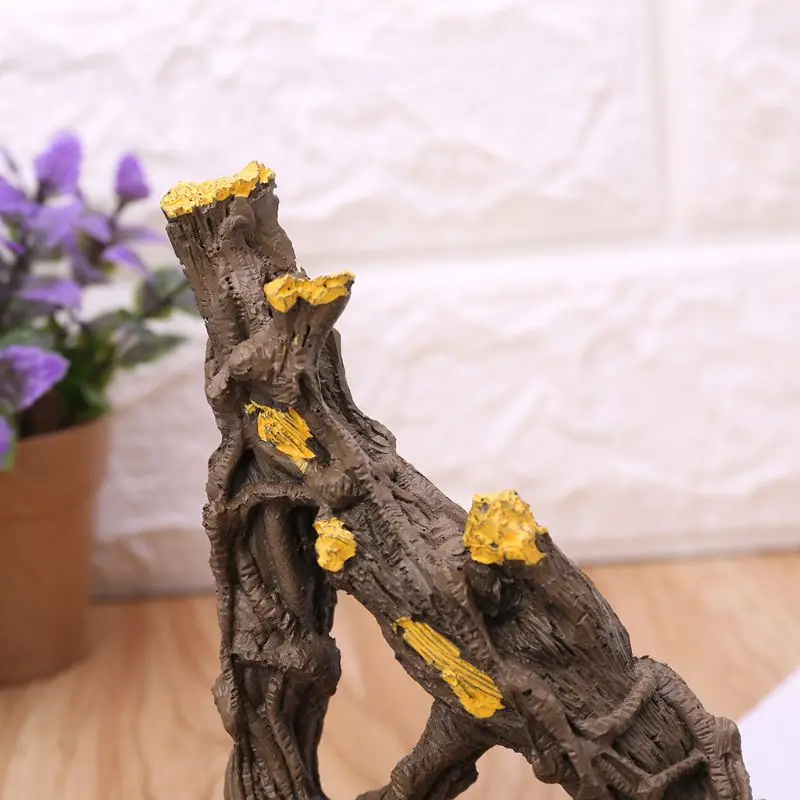 A Shape Reptile Branches Resin Aquarium Decoration Natural Driftwood for Climbing