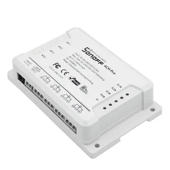 

Sonoff 4CH Pro R2 smart home 4-way wifi remote control switch inching delay interlock self-locking