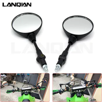 

Custom 8mm 10mm Universal Motorbike Rearview Mirror Motorcycle Mirror Folding Side Mirrors For yamaha Honda Suzuki Kawasaki