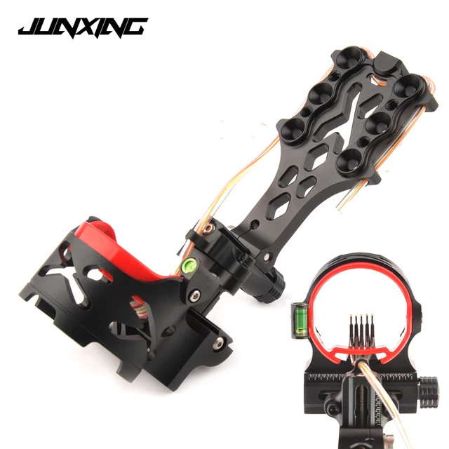  US $53.78 Compound Sight with Sight Light Adjustable Sight Green Bubble Level Archery Hunti