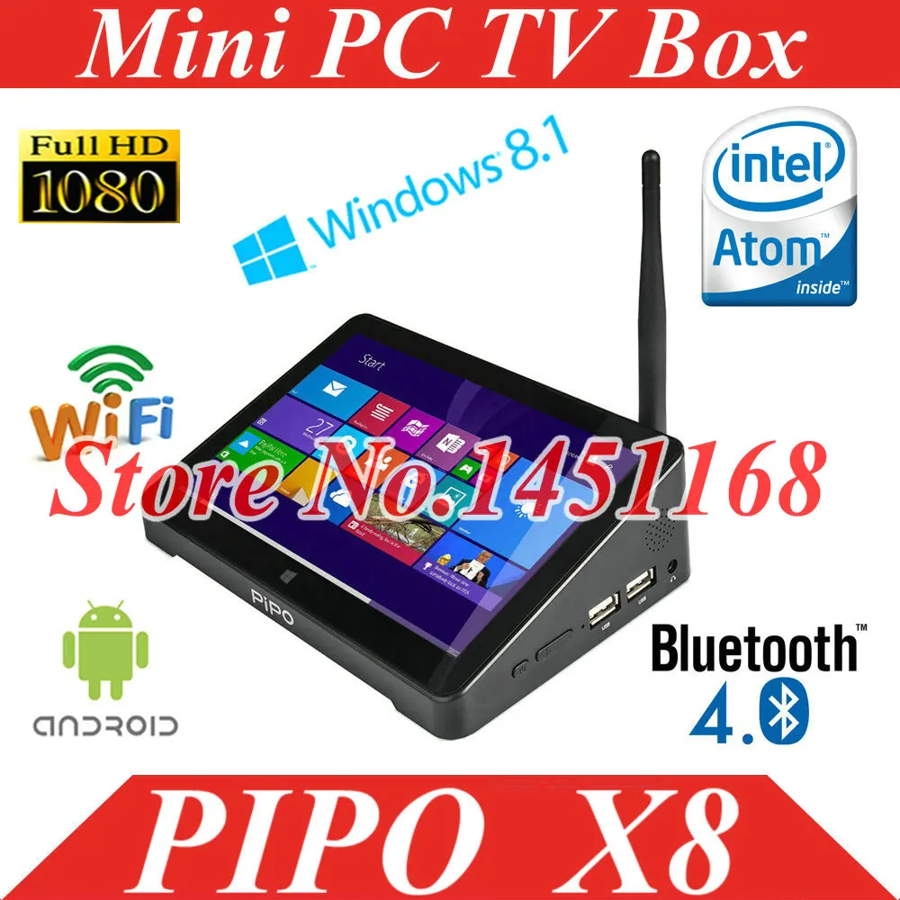 Lowest Price Pipo X8 Mini PC Tv Box Windows 8.1 & Android 4.4 Quad Core Dual Boot OS Intel Z3736F Quad Core Mini PC 7"Tablet Mini PC TV Box Lowest Price Pipo X8 Mini PC Tv Box Windows 8.1 & Android 4.4 Quad Core Dual Boot OS Intel Z3736F Quad Core Mini PC 7"Tablet Mini PC TV Box