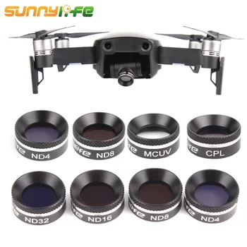 

SUNNYLIFE For DJI MAVIC Air N4 N8 N16 N32/ MCUV CPL ND4 ND8 Coating Lens Filters Set for DJI-Mavic-Air Camera Drone Accessories
