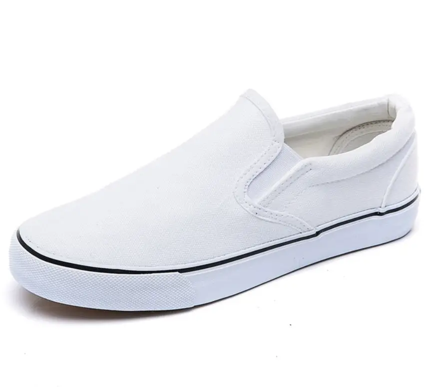 canvas black flats