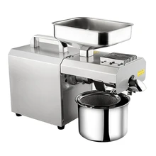 Oil Pressers Stainless steel automatic oil press make LYF-602 Household walnut peanut oil presser 110V/220v sg30 1 edible peanut oil press machine high oil extraction rate labor saving stainless steel oil presser for household
