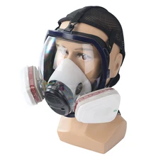 Бируши для работы, противогаз для тела, без фильтра, респиратор для пыли, краска, промышленный рабочий защитный противогаз
