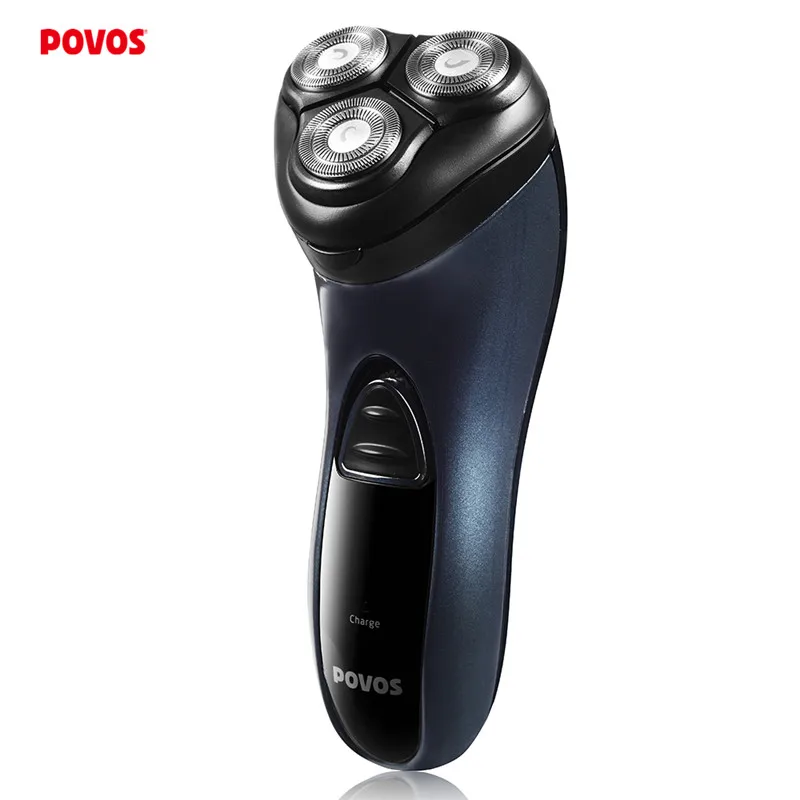 

POVOS Men Washable Rechargeable Electric Shaver Electric Shaving Beard Machine Razor Rechargeable