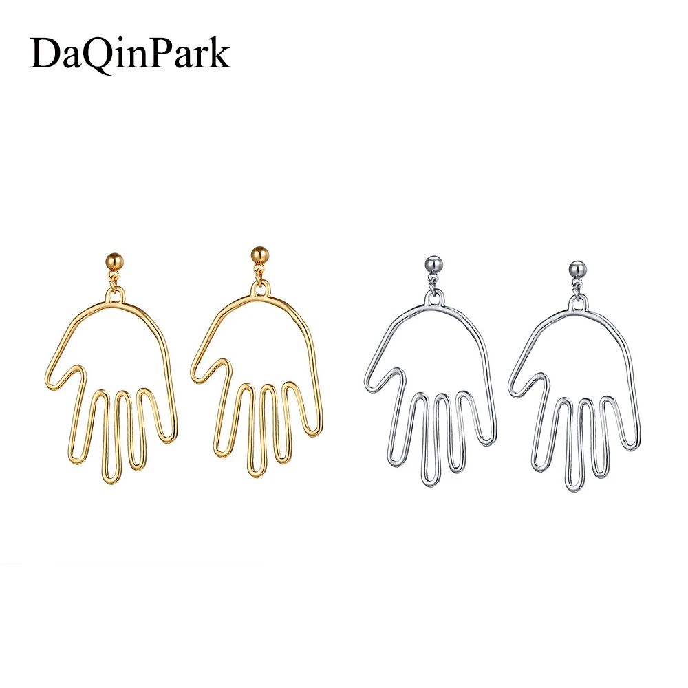 

Dangle Earrings New Picasso Hand Wire Statment Unique Dangle Earring Abstract Style Women Girls Female Dangle Earrings