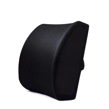 

Memory Foam Seat Chair Lumbar Back Support Cushion for Office Home Car All-shipping