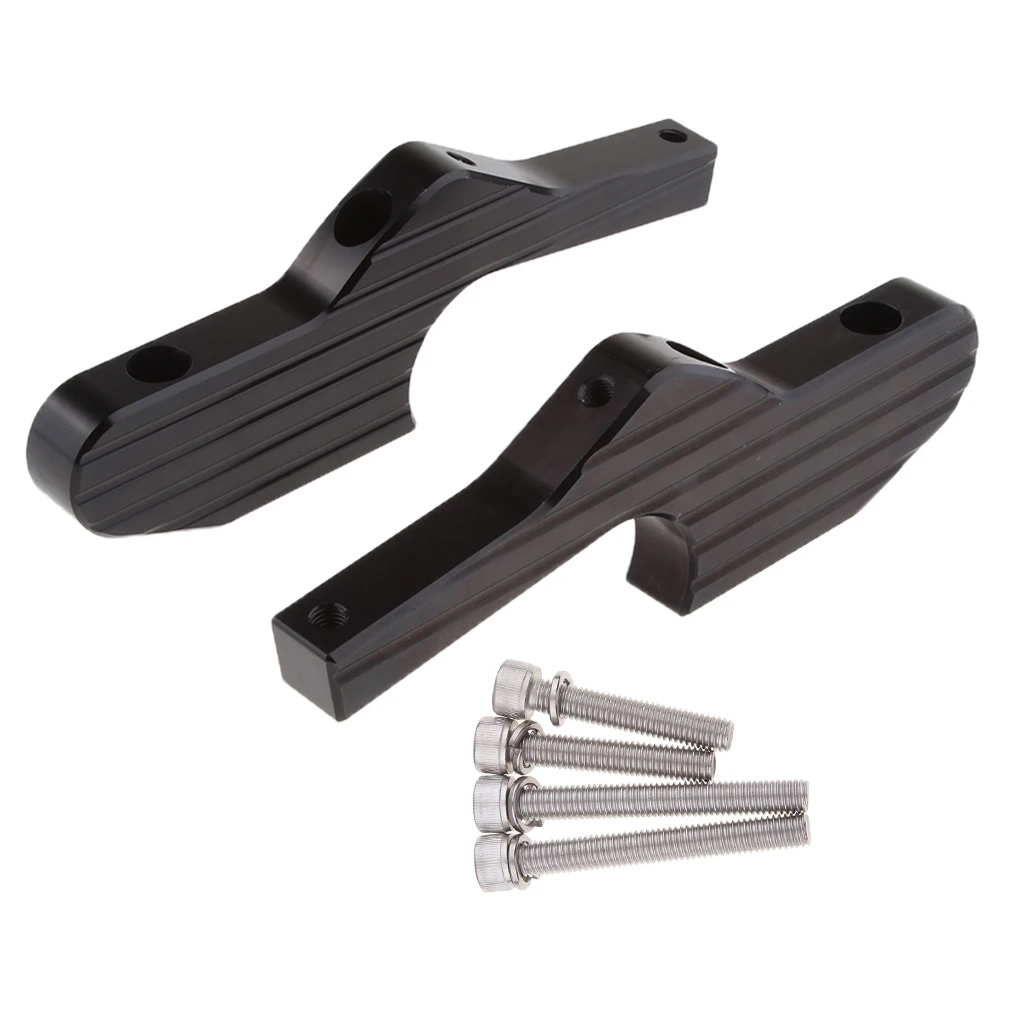 Universal Scooter Foot Rests Passenger Foot Pegs CNC Extensions Footpegs for Vespa GTS 300ie GTS GT 125 L 