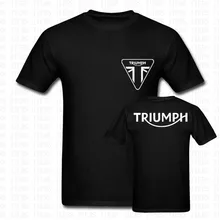 Fashion Classic Print Motorcycle T-shirt Men Women Print Front Back Cotton Short Sleeve Tshirt Brand Clothing Size XS-2XL Tops