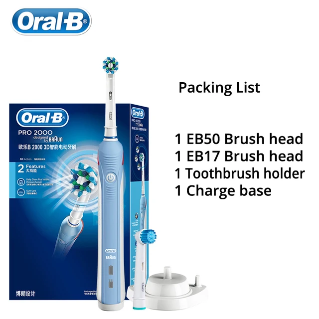 Oral B 3D Sonic Smart Electric Toothbrush Pressure Sensor 48800 Times Rotation Charging