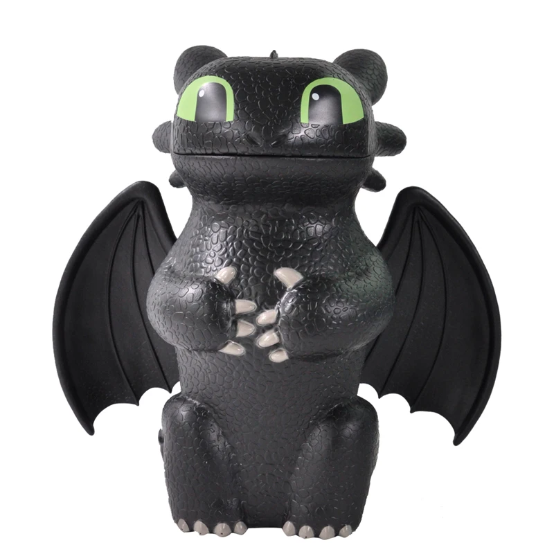 

How To Train Your Dragon 3 Toothless Night Action Figure Popcorn, Drink Toy Collectible Christmas Toy For Kids Gift