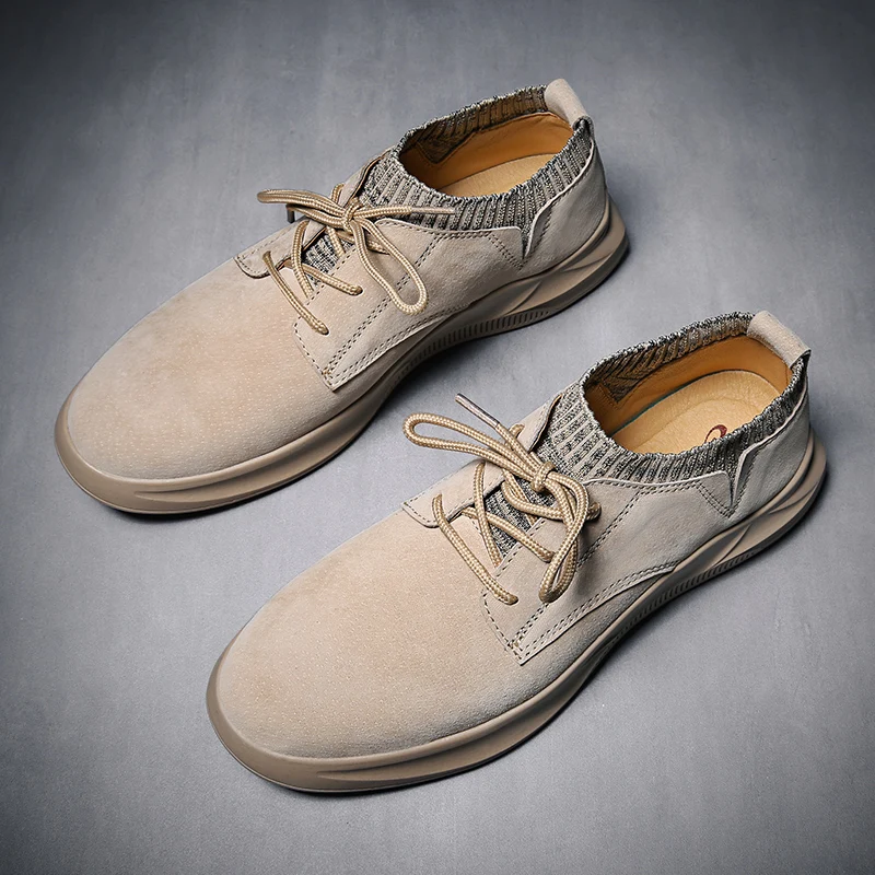 Весенне-осенняя Новая мужская обувь молодежные модные повседневные Нескользящие уличные шнурки из натуральной кожи ретро Обувь с эмблемой Англии мужская обувь на плоской подошве