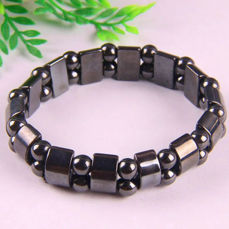Black Hematite Healing Beads Bracelet Bangle Stretch Jewelry